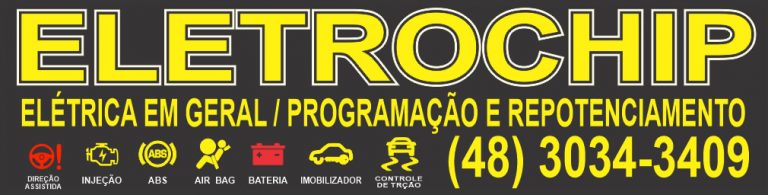 Logo de Eletrochip Centro Automotivo | Programação e Reparo de Módulos de Injeção em São José SC
