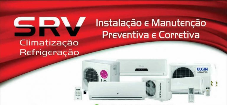 Logo de SRV Climatização e Refrigeração