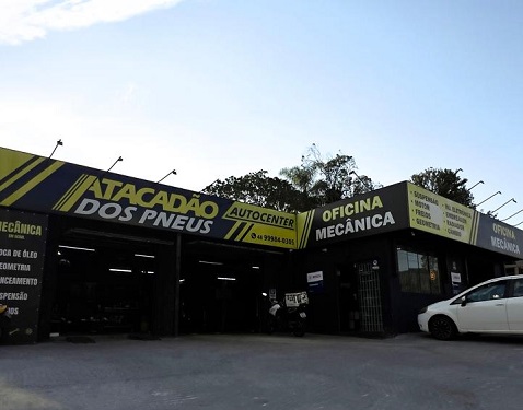 Fachada de Atacadão dos Pneus Forquilhinhas