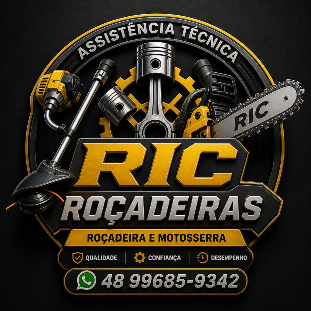 Logomarca Ric Roçadeiras Assistência Técnica São José