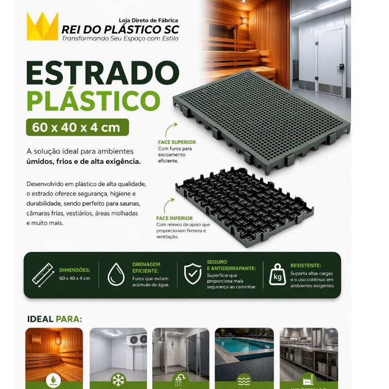 Estrado Plástico