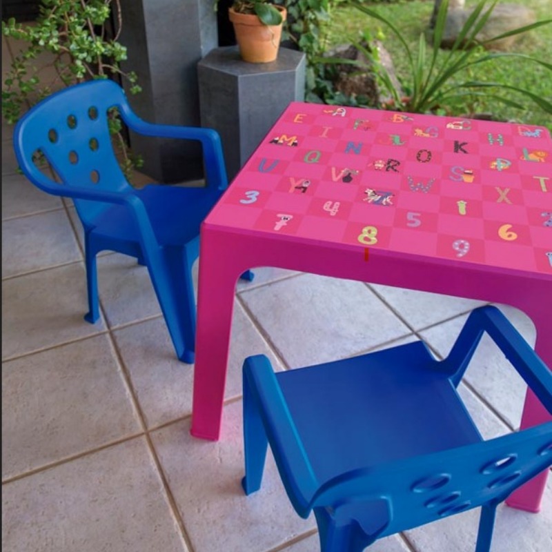 Jogo de mesa Infantil Color Rei do Plástico