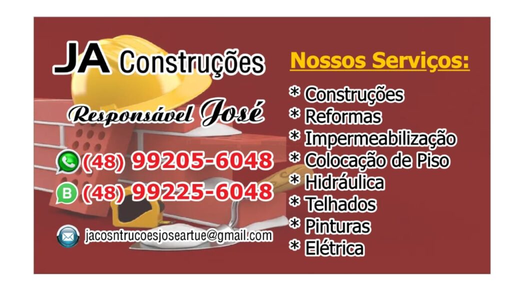 Fachada de JA Construções
