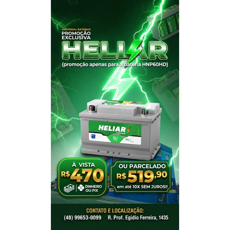 Bateria Heliar HNP60HD