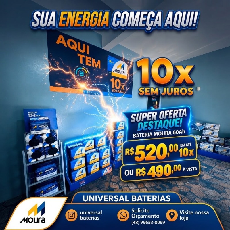 Bateria Moura 60Ah